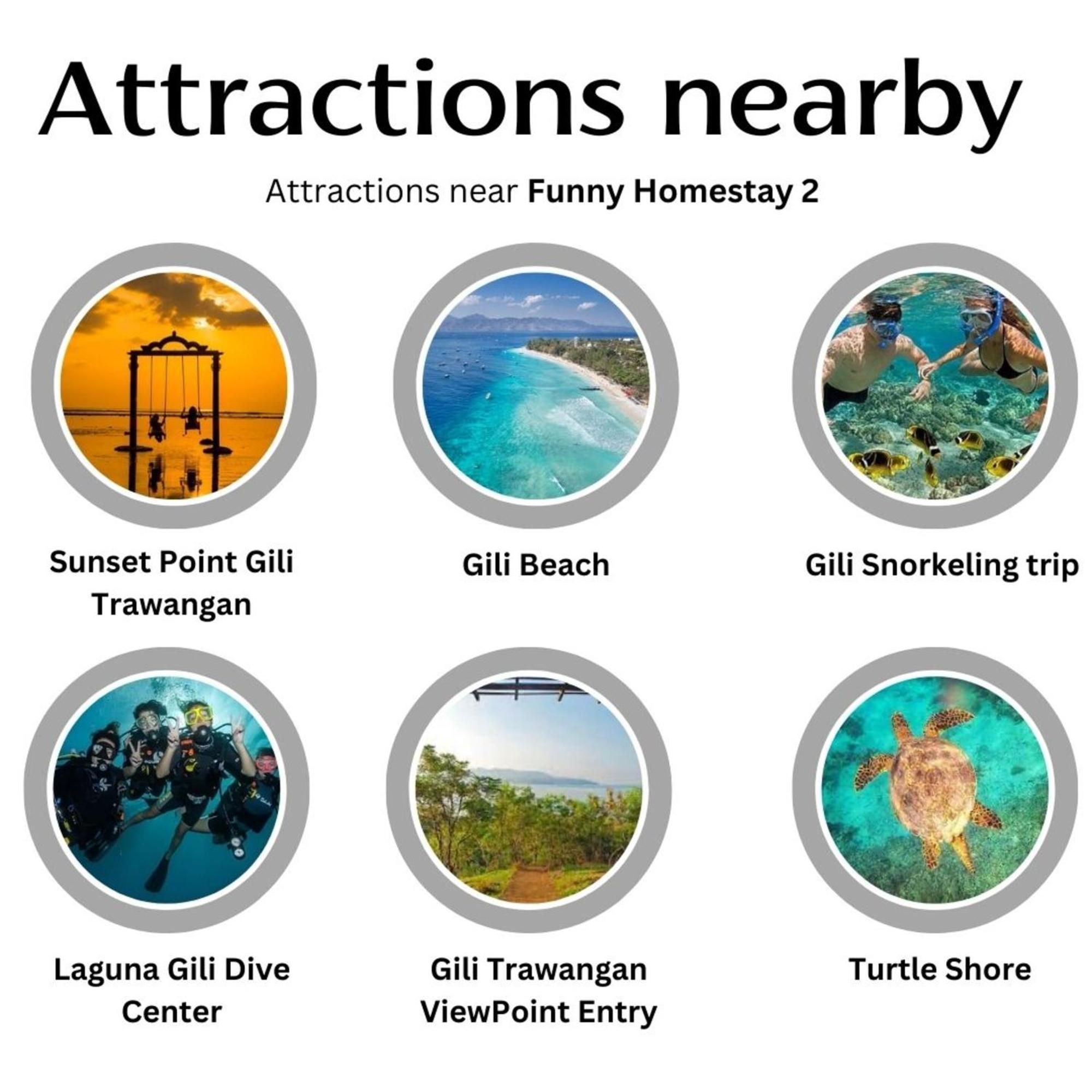 Homestay Lucu 2 Quần đảo Gili Ngoại thất bức ảnh